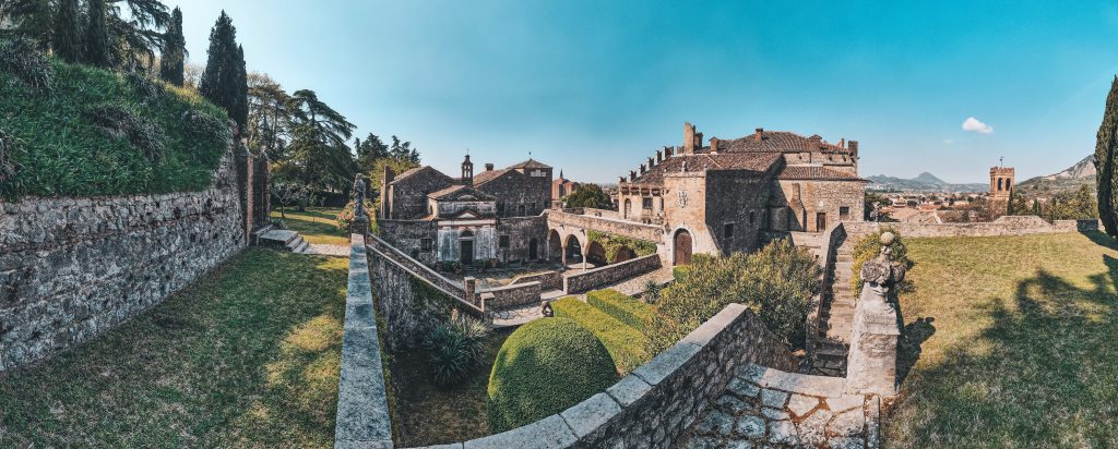 Fotografia Castello di Monselice drone